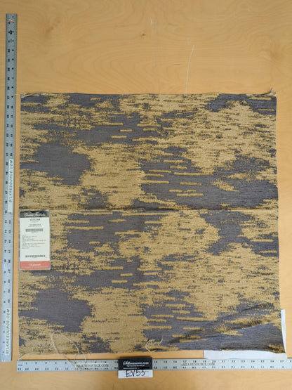 35 EV53 Square Scalamandre Christian Fischbacher Verona Sunburst Purple Brown Abstract MSRP USD 400+/y