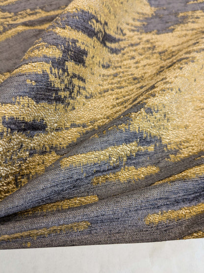 35 EV53 Square Scalamandre Christian Fischbacher Verona Sunburst Purple Brown Abstract MSRP USD 400+/y