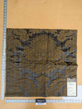 36 EV53 Square Scalamandre Lelievre Paris Athenais Etain Purple Brown Silk Wool Damask MSRP USD1082/y