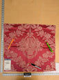 37 EV53 Square Scalamandre Tassinari &amp; Chatel Sophie Charlotte Red Damask Floral Historic Renaissance with Grommets MSRP USD700+/y