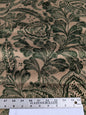 Scalamandre Fonthill Cranbrook Printed Velvet Forest Rich Emerald Green Printed Renaissance Floral Jacobean MSRP USD368/Y