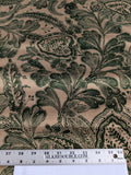Scalamandre Fonthill Cranbrook Printed Velvet Forest Rich Emerald Green Printed Renaissance Floral Jacobean MSRP USD368/Y
