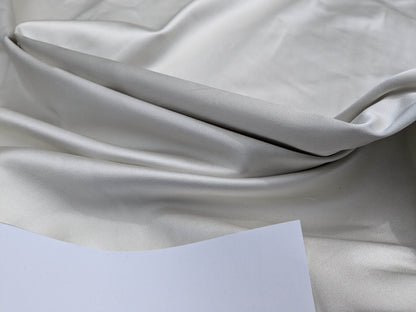 Clarence House Monceau Double Faced Duchess Satin Silk Cream/beige