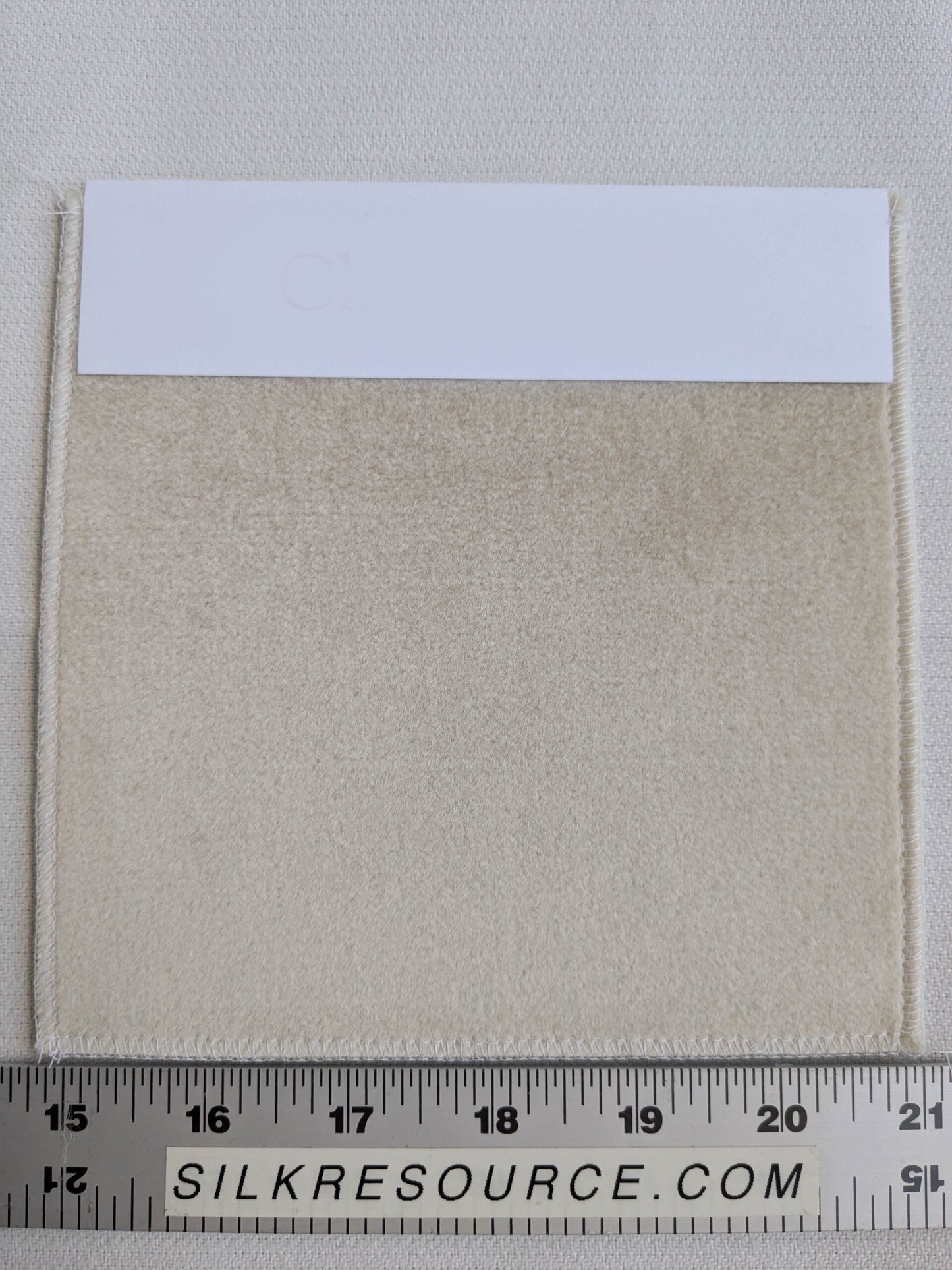 Hedy Silk and Mohair Ultimate Lux Velvet Hollywood Regency in Vanilla White MSRP USD $1000 +