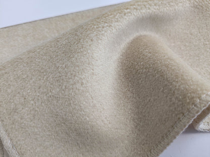 Hedy Silk and Mohair Ultimate Lux Velvet Hollywood Regency in Vanilla White MSRP USD $1000 +