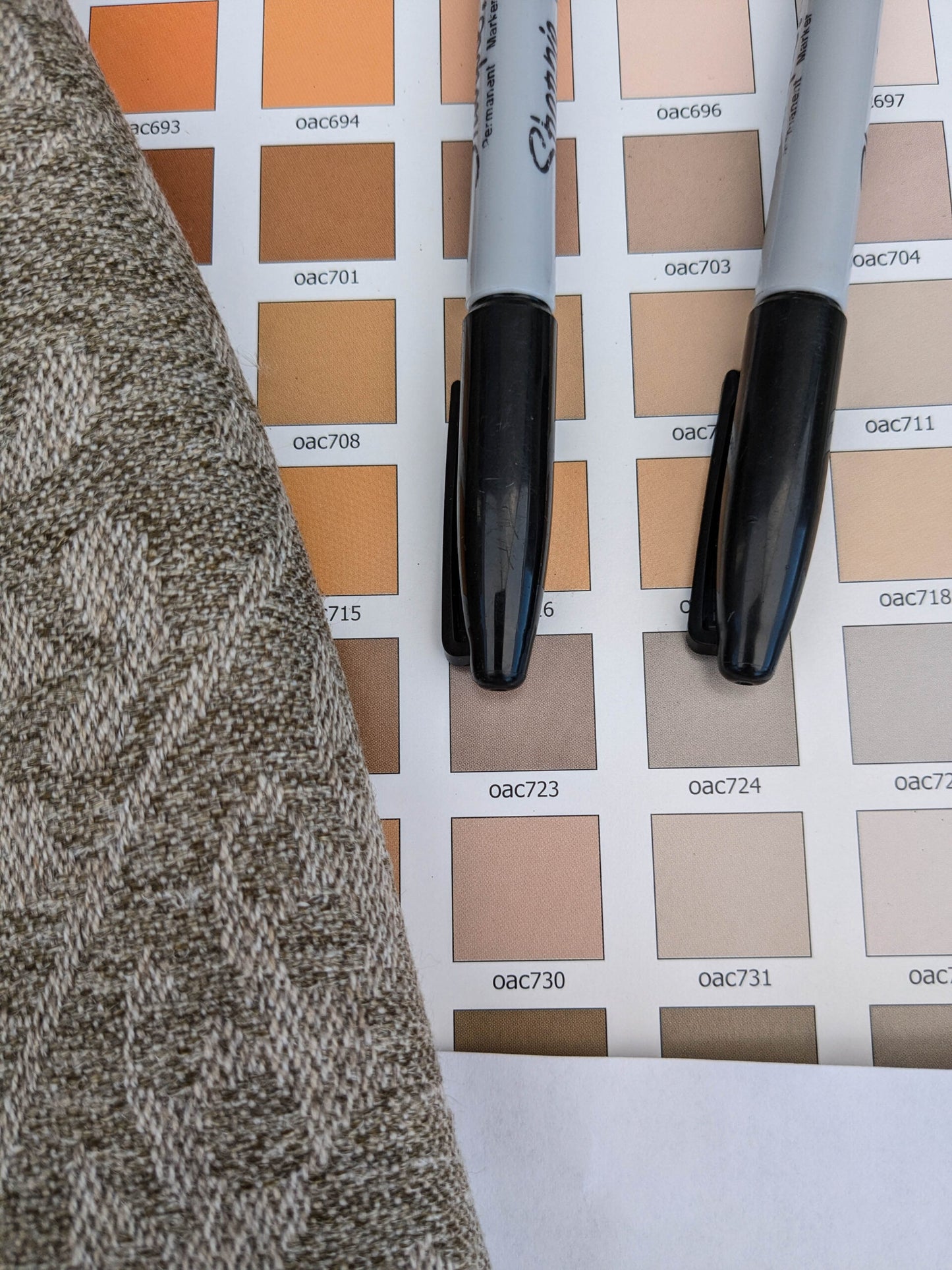 Scalamandre Amelia in "Linen" Natural Oatmeal Beige Renaissance Damask Jacquard Linen Acanthus Artichoke Feather MSRP USD 176/y (Copy)