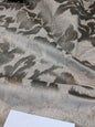 Scalamandre Varala Taupe Brown Gray Cut Velvet Silky Rose Garland Medallion Romantism Heavy Duty MSRP USD 280/y