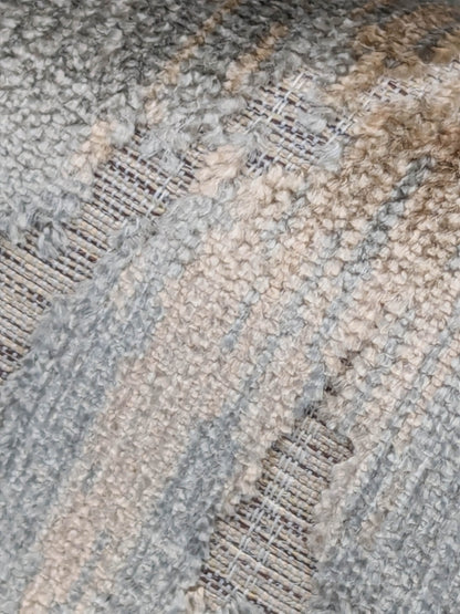 Scalamandre Varala Taupe Brown Gray Cut Velvet Silky Rose Garland Medallion Romantism Heavy Duty MSRP USD 280/y