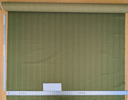 Scalamandre Old World Weavers Umbria Grass Green Strie Jacquard Woven Cotton MSRP USD342/y