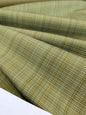 Scalamandre Old World Weavers Umbria Grass Green Strie Jacquard Woven Cotton MSRP USD342/y