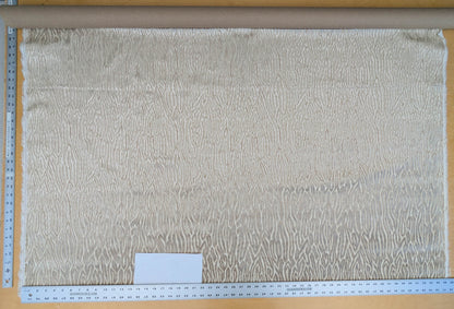 0.75 yards Scalamanre Faux Bois Velvet Sand Beige Abstract MSRP USD480/y