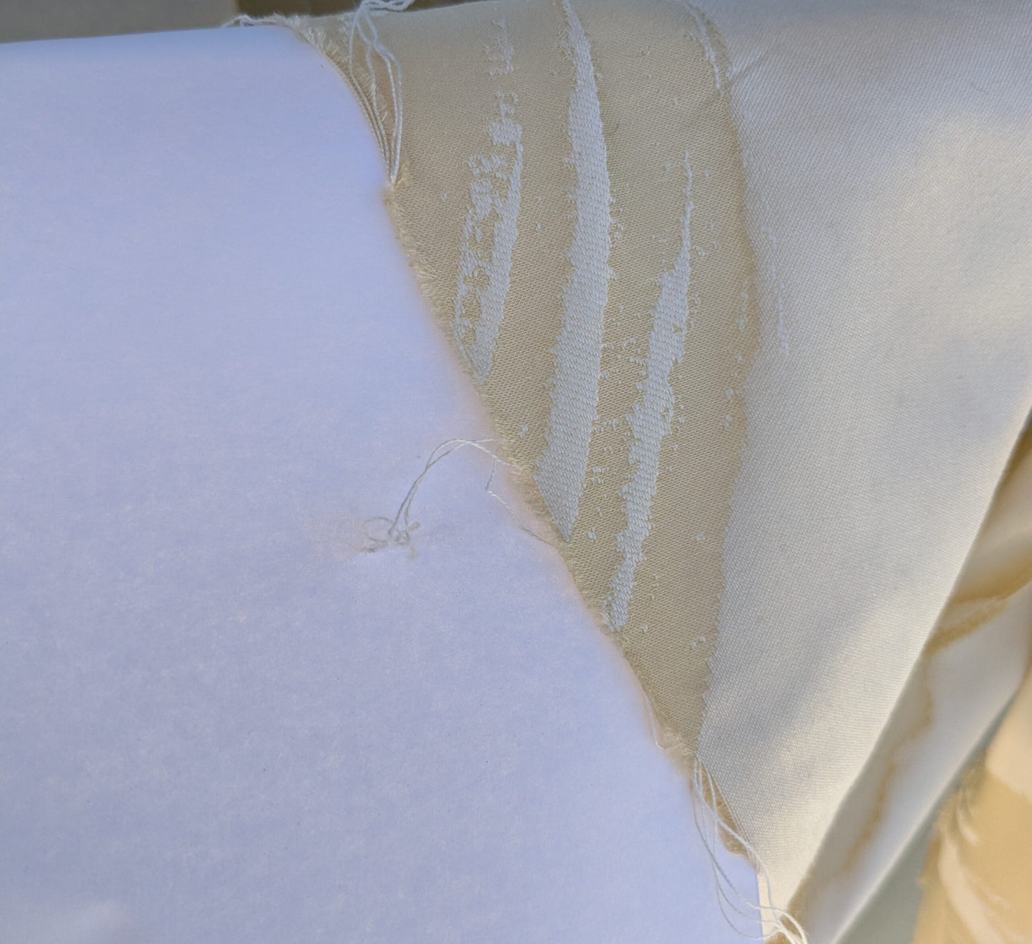 Scalamandre Duquette Meringue Off White Beige Old World Weavers Robust Silk Viscose Swirl Wave MSRP USD 284/y