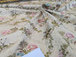 Scalamandre Lelievre Lampas Poussin Beige Green Pink Silk Floral Weave MSRP USD 1472/y