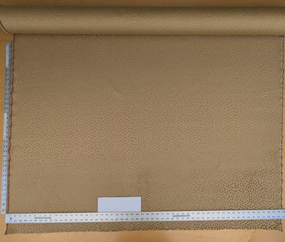 Scalamandre Dotty Desert Light  Brown Chenille Jacquard Heavy Dots Circles Animal Skin Viscose MSRP USD 410/y