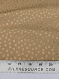 Scalamandre Dotty Desert Light  Brown Chenille Jacquard Heavy Dots Circles Animal Skin Viscose MSRP USD 410/y