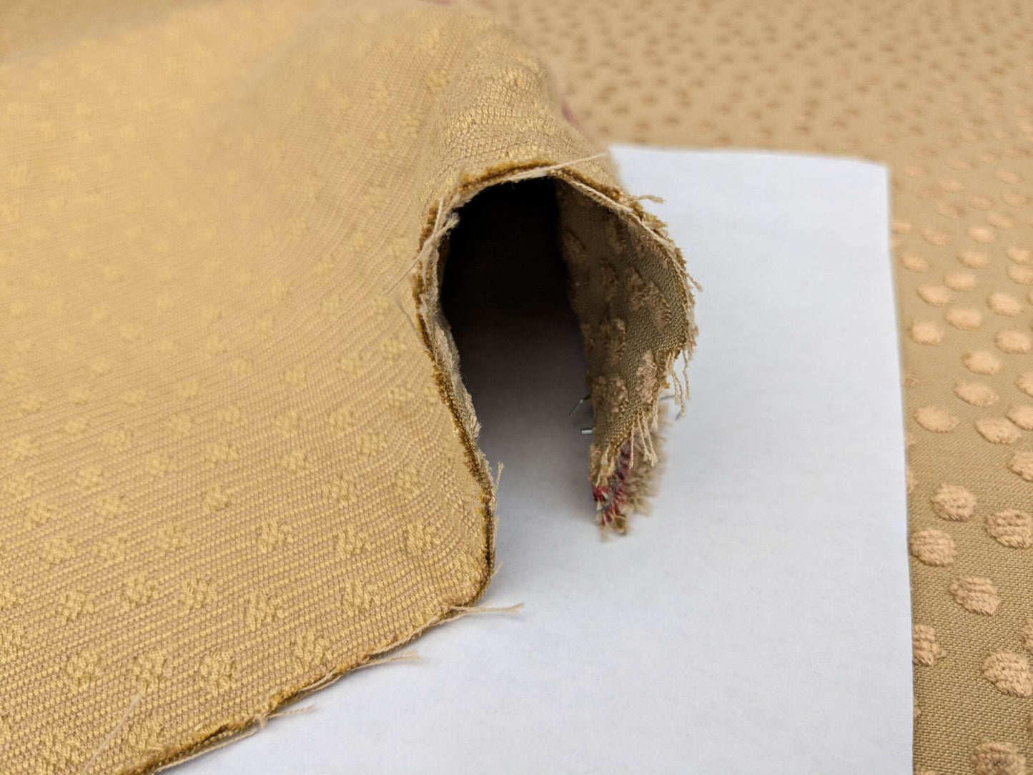 Scalamandre Dotty Desert Light  Brown Chenille Jacquard Heavy Dots Circles Animal Skin Viscose MSRP USD 410/y