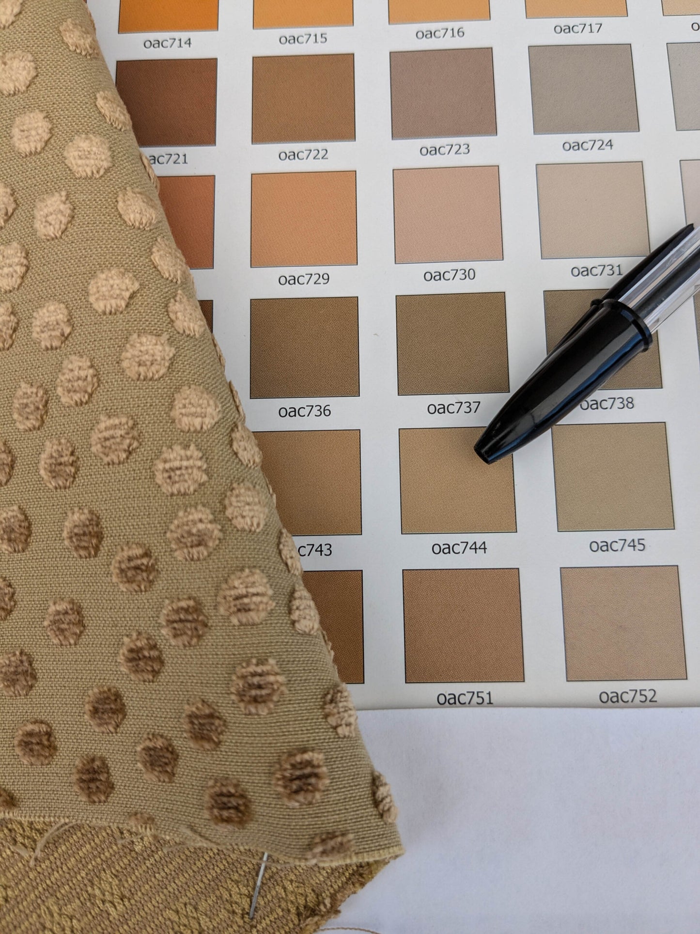 Scalamandre Dotty Desert Light  Brown Chenille Jacquard Heavy Dots Circles Animal Skin Viscose MSRP USD 410/y