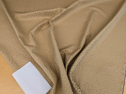 Scalamandre Dotty Desert Light  Brown Chenille Jacquard Heavy Dots Circles Animal Skin Viscose MSRP USD 410/y