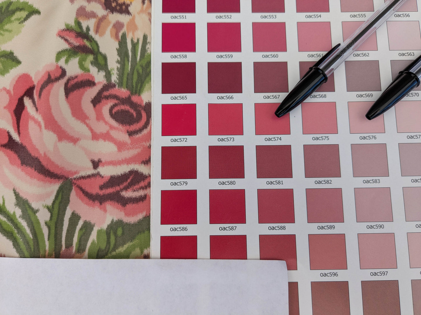 Scalamandre Tassinari &amp; Chatel  Adelaide Silk Warp Print Font Creme Beige Cream Blue Pink Floral Diamond Chateau of Versailles MSRP USD 2800+y