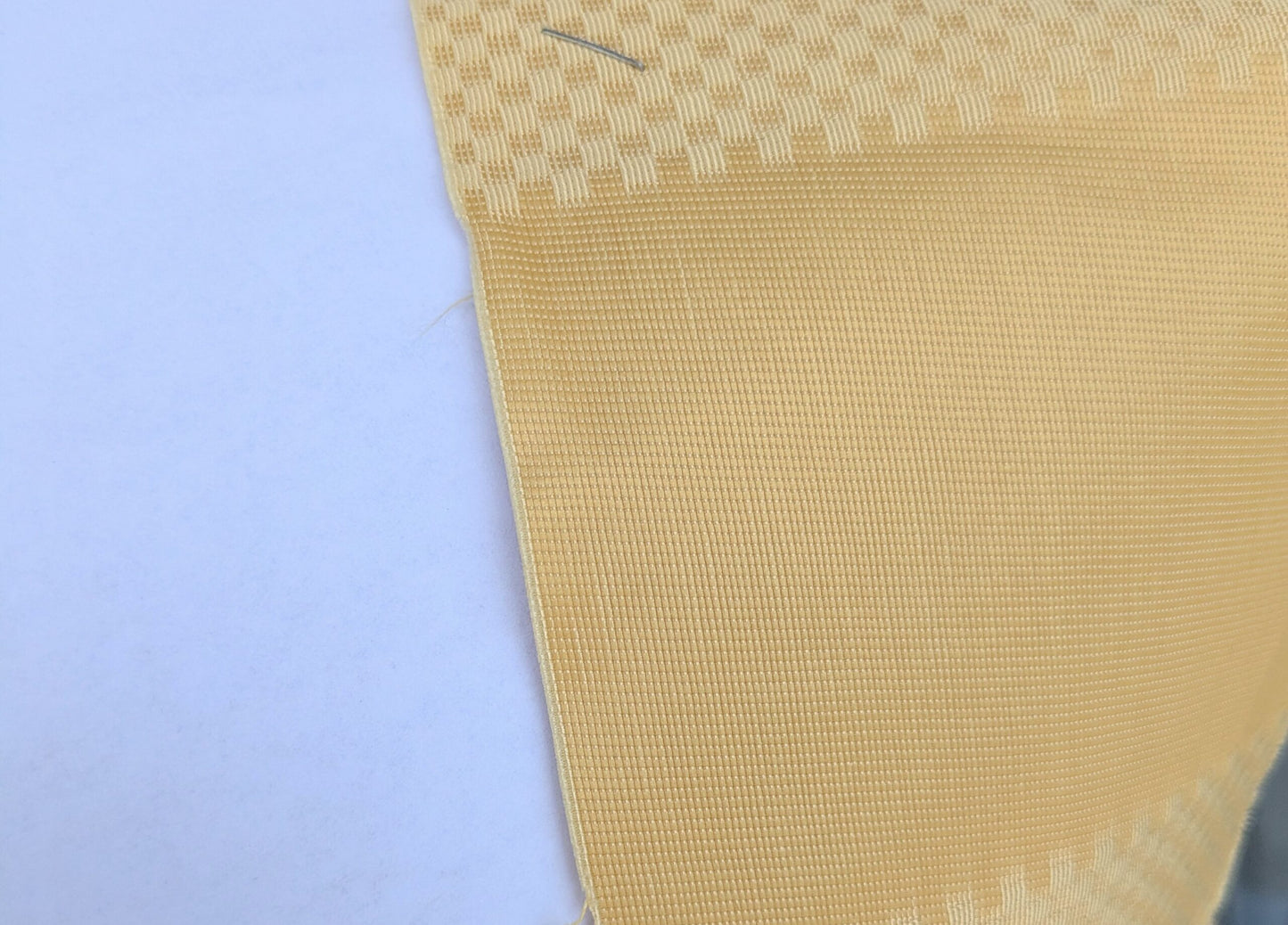 By Yard Scalamandre Fonthill Rayure Marquis Juane Pale Gold MSRP USD 212/Y