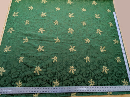 By yard Scalamandre Perugia Green Emerald Gold Damask Neoclassic Scroll Classic Medallion MSRP USD 156/y