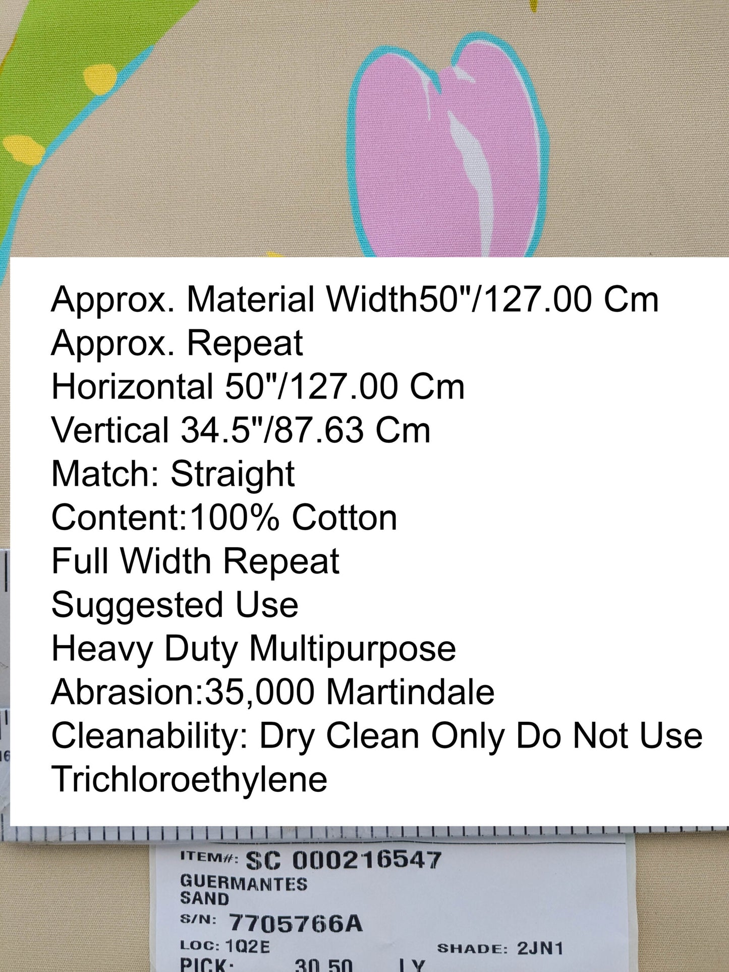 By yard Scalamandre Guermantes Sand Beige Modern Tulip Daffodil Blossom Wild Flower Cotton Satin Fine Art Print Heavy Duty