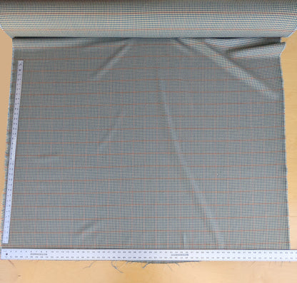 Scalamandre Glen Morar Tweed Scotland Multi Wool Plaid Check Blue Beige Red Small Scale MSRP USD260/y