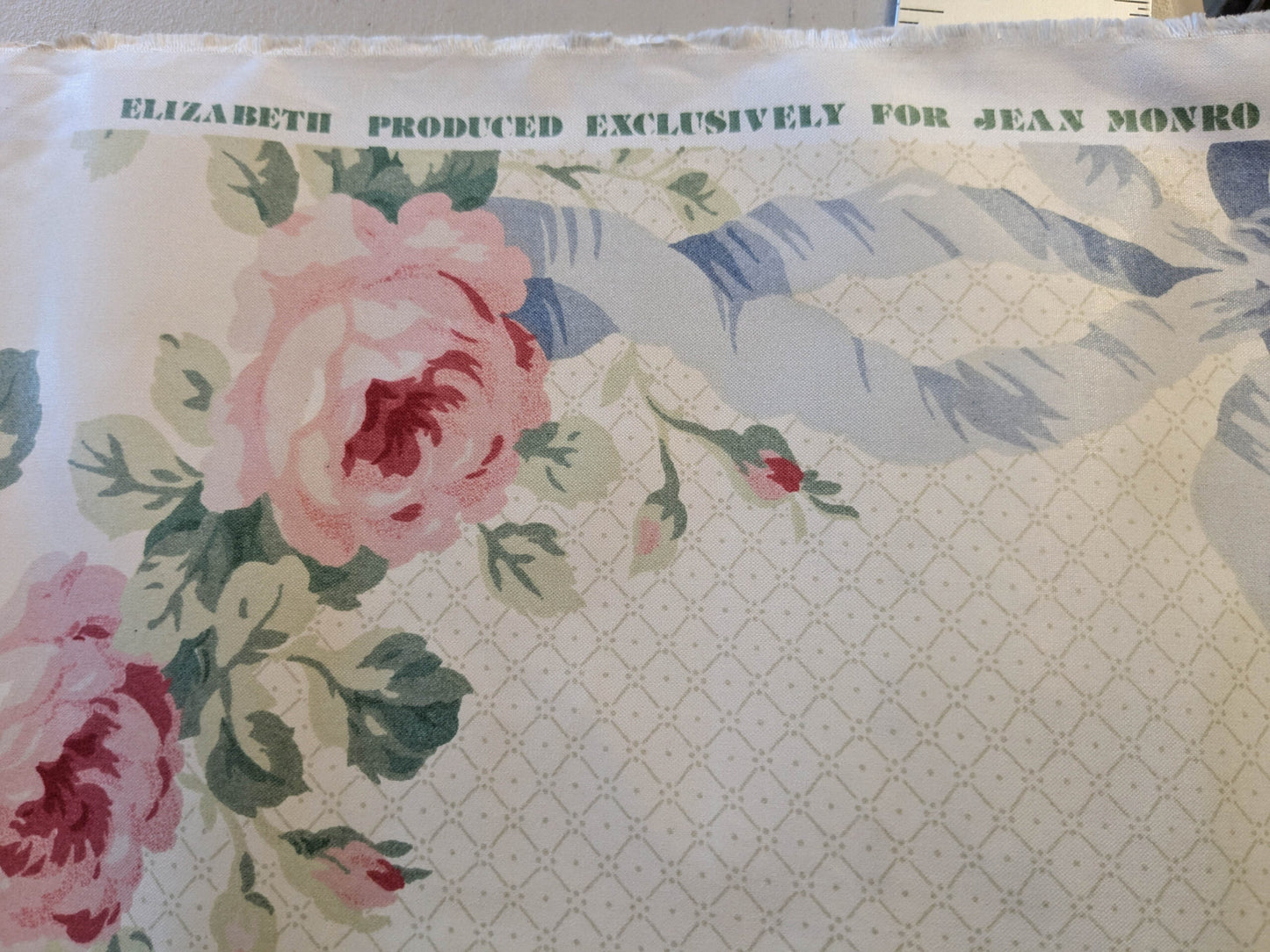 Special Order Vervain Jean Monroe Elizabeth Blue Pink Print Floral Cotton