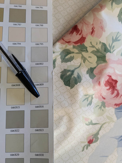 Special Order Vervain Jean Monroe Elizabeth Blue Pink Print Floral Cotton