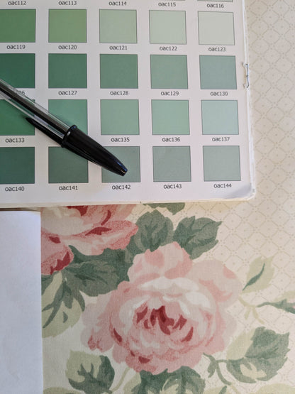 Special Order Vervain Jean Monroe Elizabeth Blue Pink Print Floral Cotton