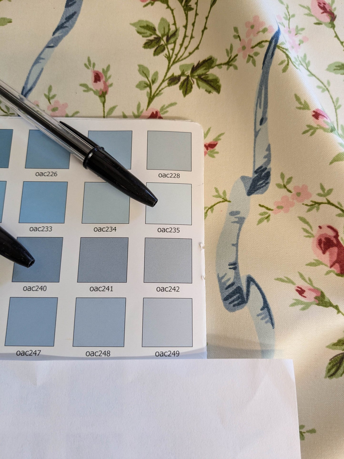 Special Order Vervain Jean Monroe Cheltenham Pink White Stripe Floral Cotton