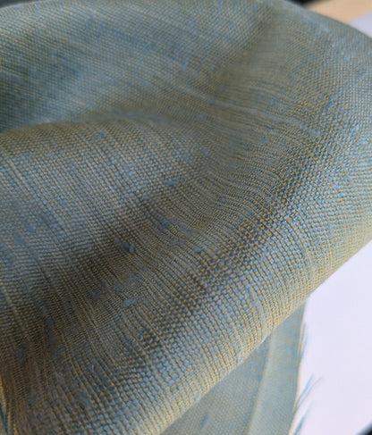 Scalamandre Vienne Texture Sage Light Blue Silk Solid Texture MSRP USD 276/y