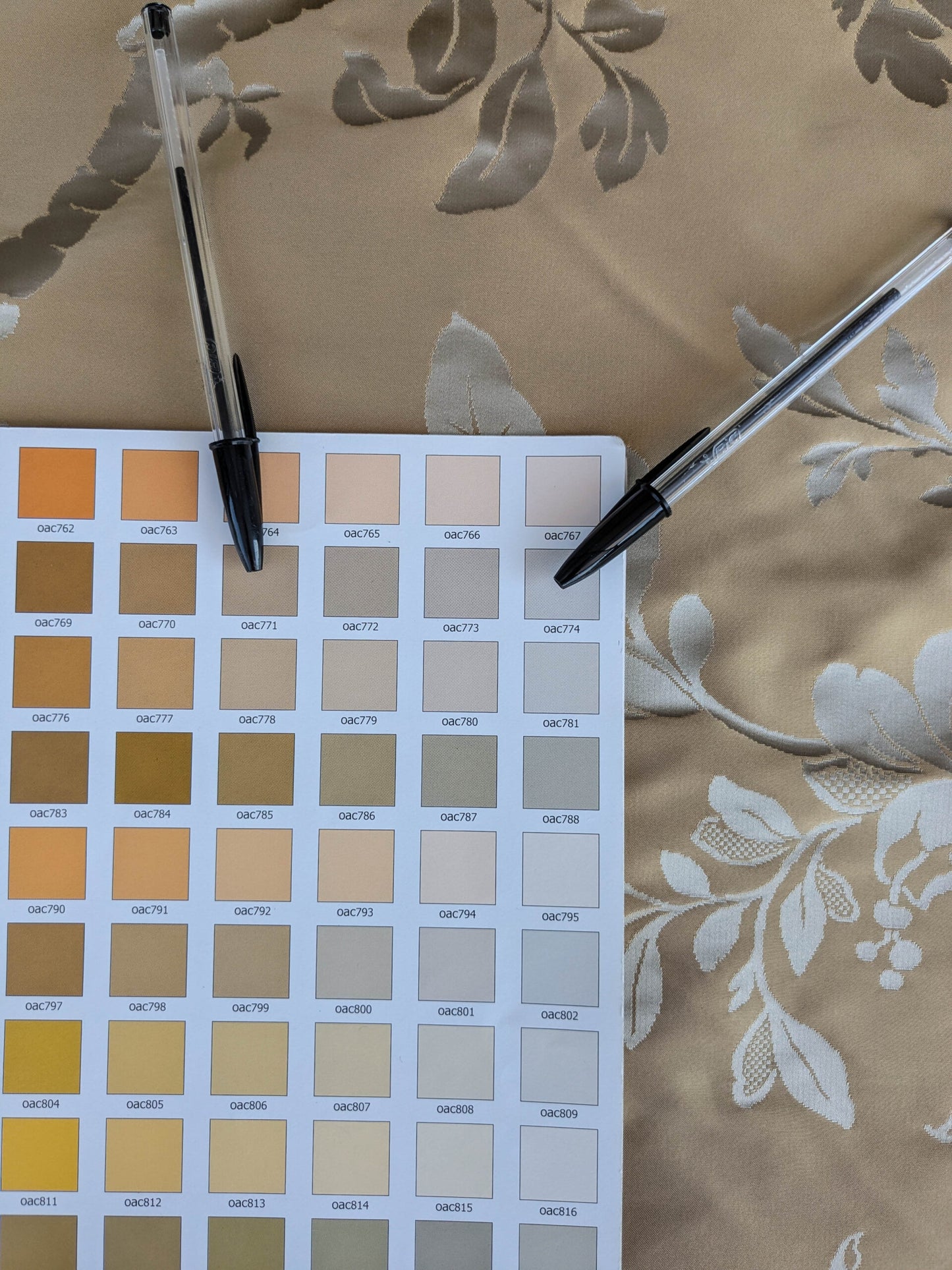 Scalamandre Tassinari and Chatel Argenson Dore Silk Damask Brown Gray Renaissance Floral MSRP $1200+/Y