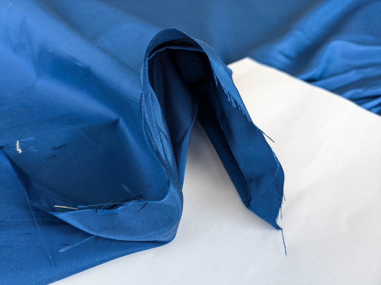 by yard Scalamandre Dynasty Taffeta Cobalt Blue Solid 100% Silk Heavy MSRP USD 322/y