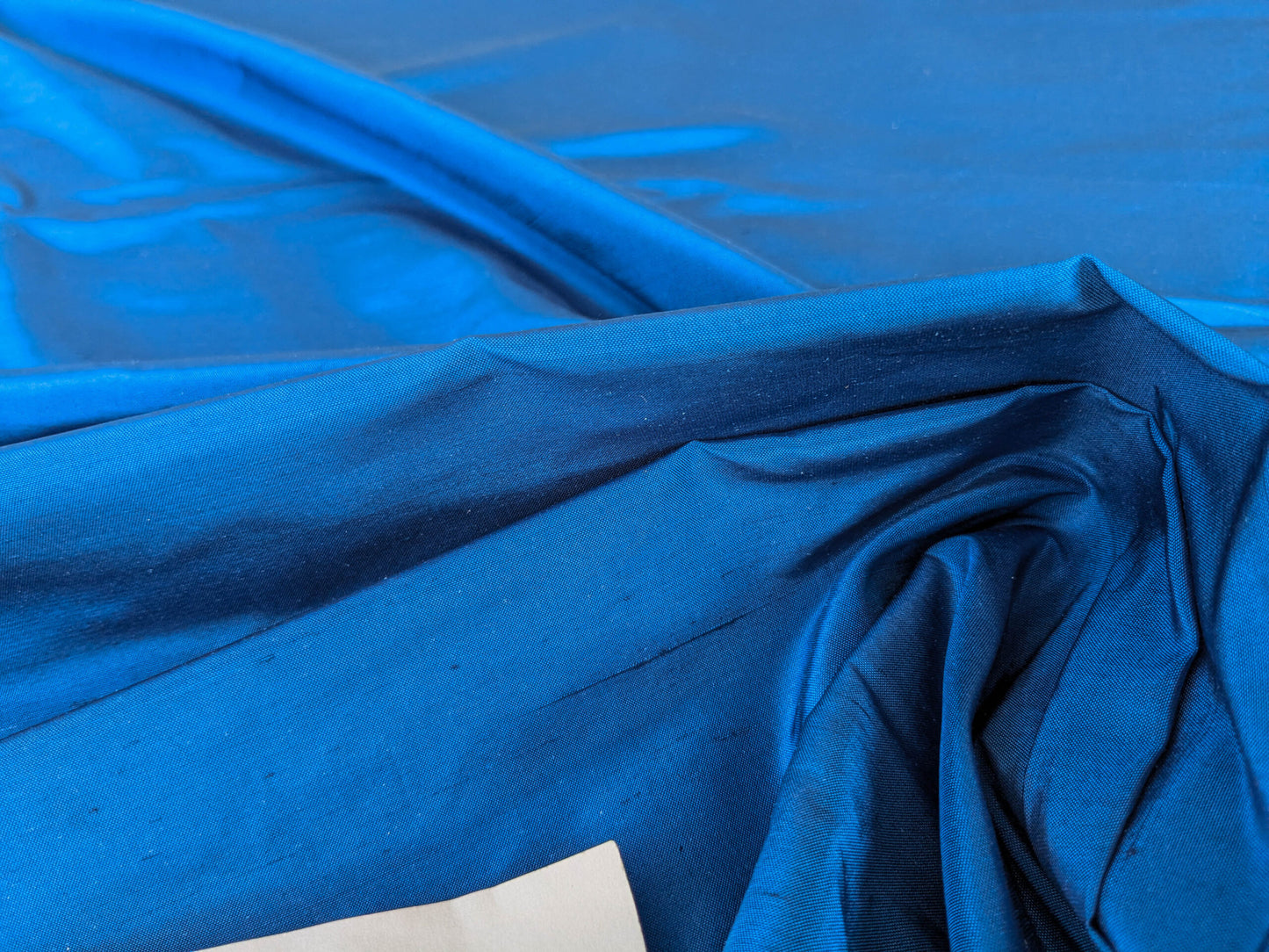 by yard Scalamandre Dynasty Taffeta Cobalt Blue Solid 100% Silk Heavy MSRP USD 322/y