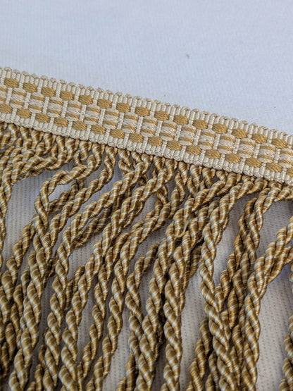 Scalamandre Trim Angel Hair 8.5 Bullion Gold and Cream  MSRP USD278/y