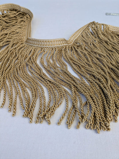 Scalamandre Trim Angel Hair 8.5 Bullion Gold and Cream  MSRP USD278/y