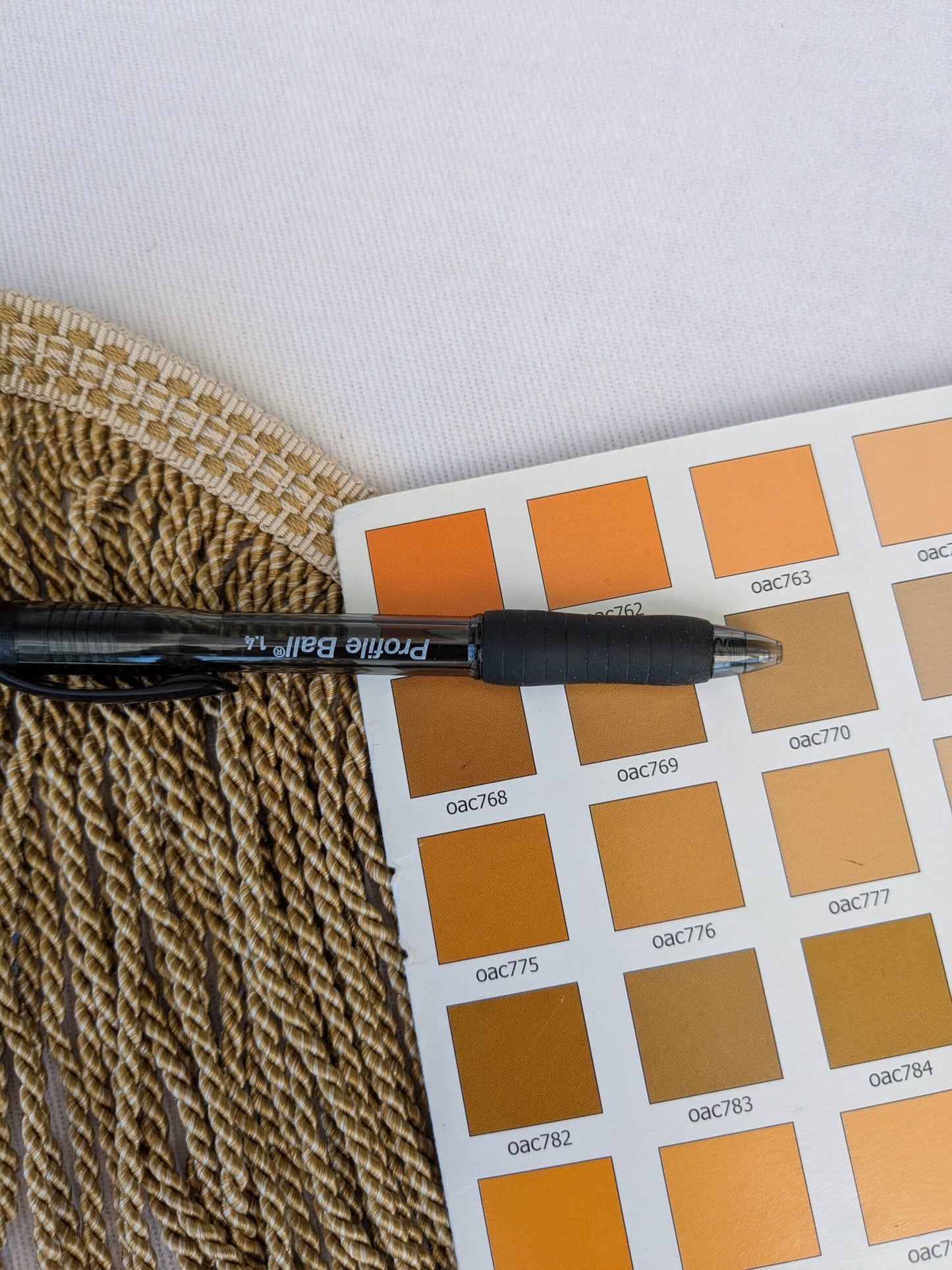 Scalamandre Trim Angel Hair 8.5 Bullion Gold and Cream  MSRP USD278/y