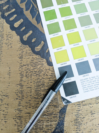 Koplavitch 100% Silk Damask Giant Paisley "nocturne" Indigo Deep Blue Gold Copper MSRP USD 340/y