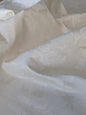 By yard Monceau Moire Linen Cotton Damask Historical Ivory Cream White MSRP 458