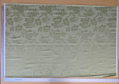 By yard Monceau Moire Linen Cotton Damask Historical Garden Green MSRP USD 458/y