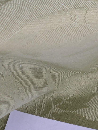 By yard Monceau Moire Linen Cotton Damask Historical Garden Green MSRP USD 458/y