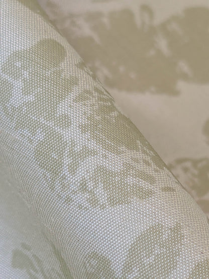 Windsor Castle Renaissance Resist Print Silk Damask - Sage Green on Celery - By The Yard