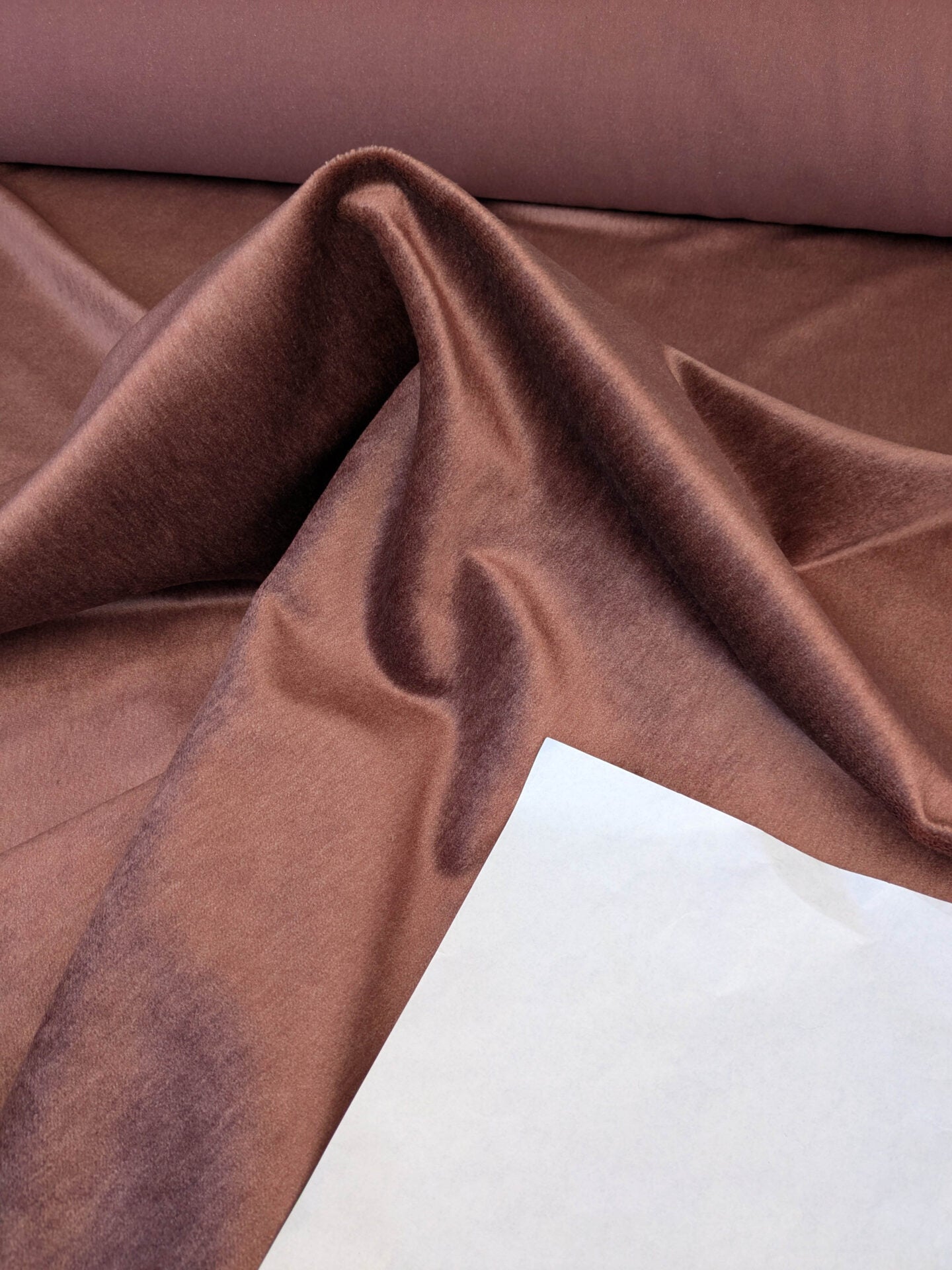 Hedy Silk and Mohair Ultimate Lux Velvet Hollywood Regency in Tea Rose Pink MSRP USD $1000+