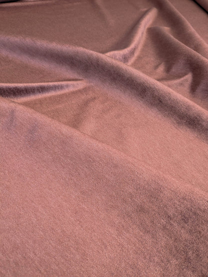 Hedy Silk and Mohair Ultimate Lux Velvet Hollywood Regency in Tea Rose Pink MSRP USD $1000+