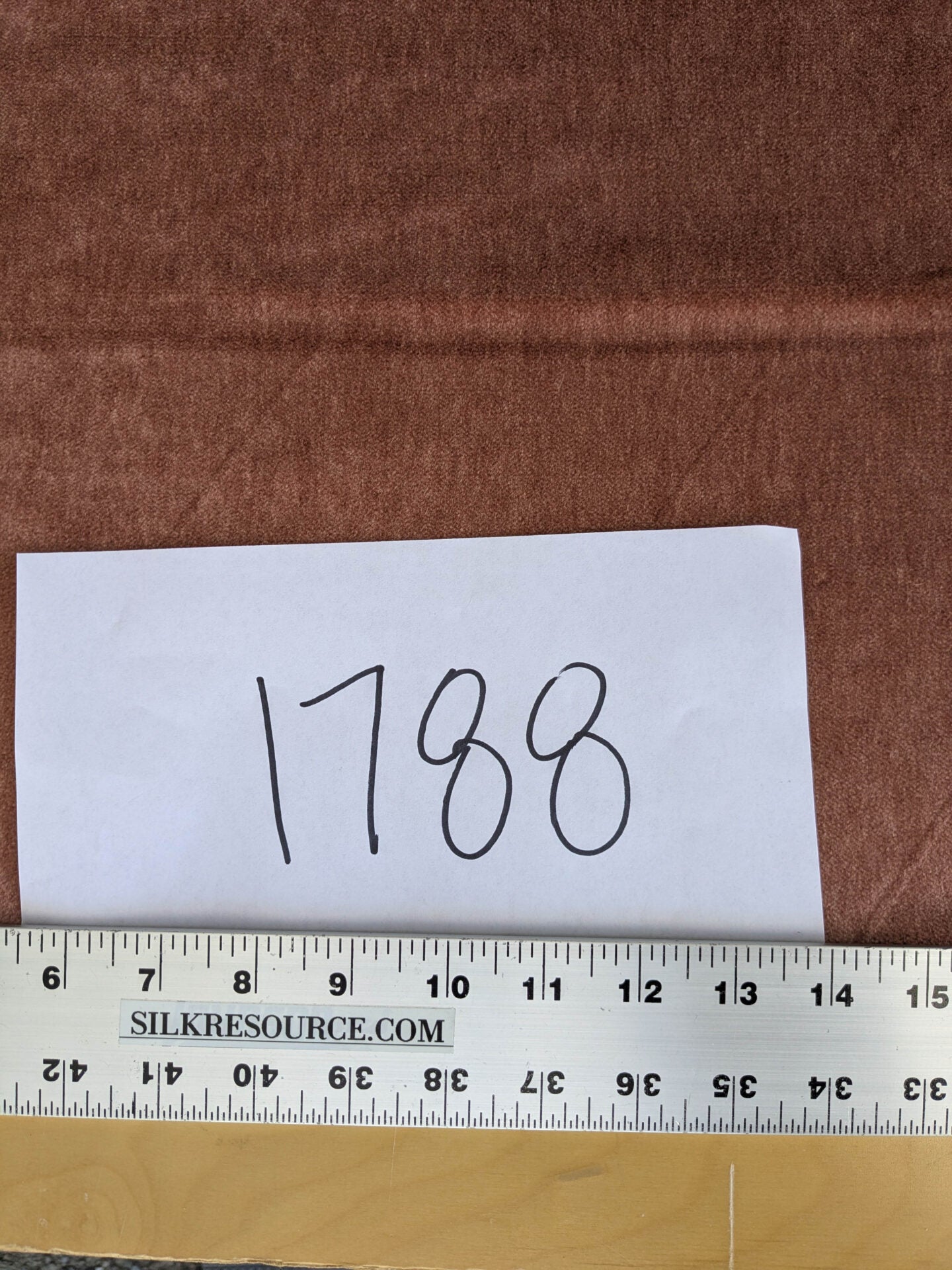 Hedy Silk and Mohair Ultimate Lux Velvet Hollywood Regency in Antique Rose Pink MSRP USD $1000 + USD