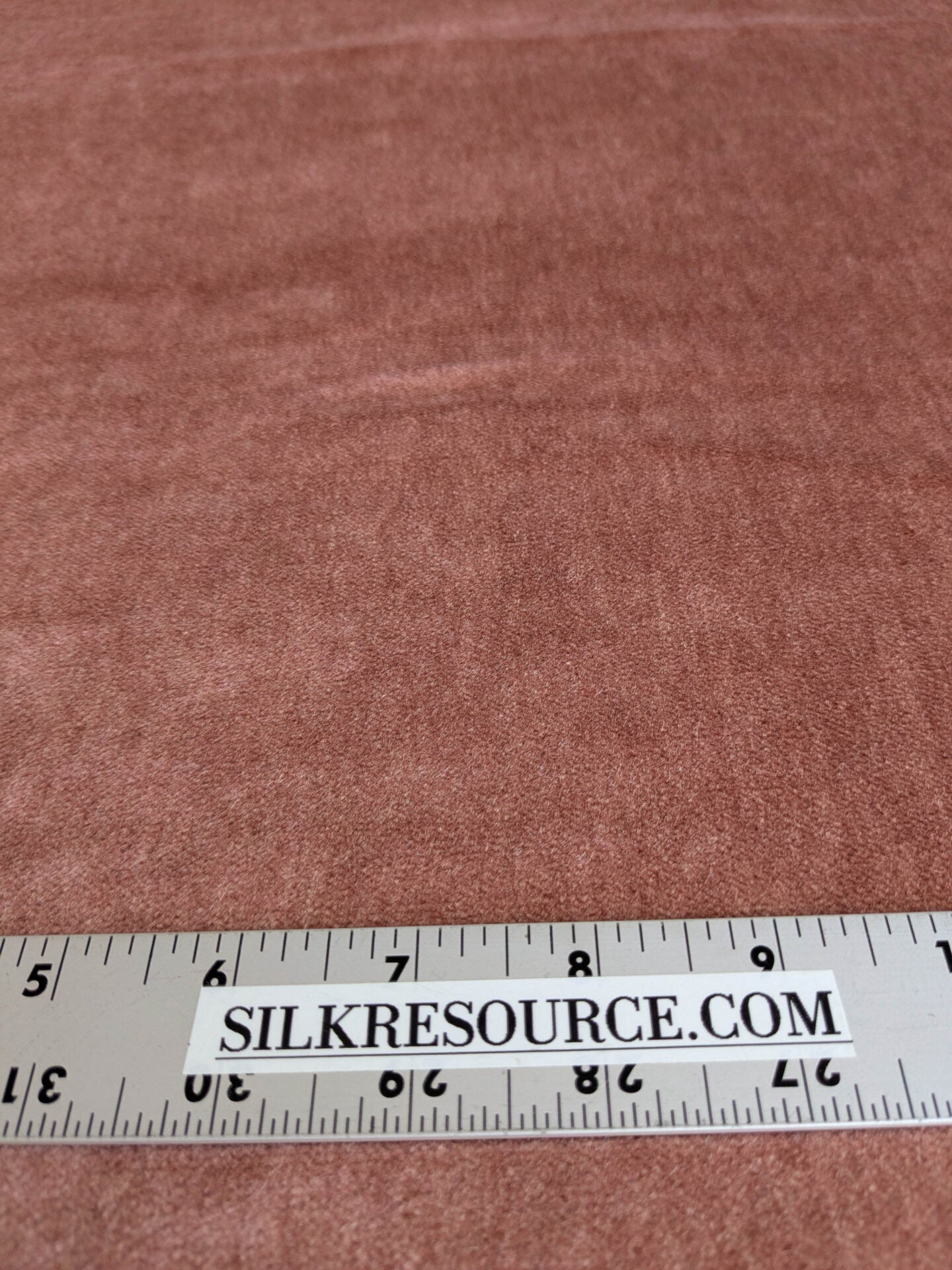 Hedy Silk and Mohair Ultimate Lux Velvet Hollywood Regency in Antique Rose Pink MSRP USD $1000 + USD