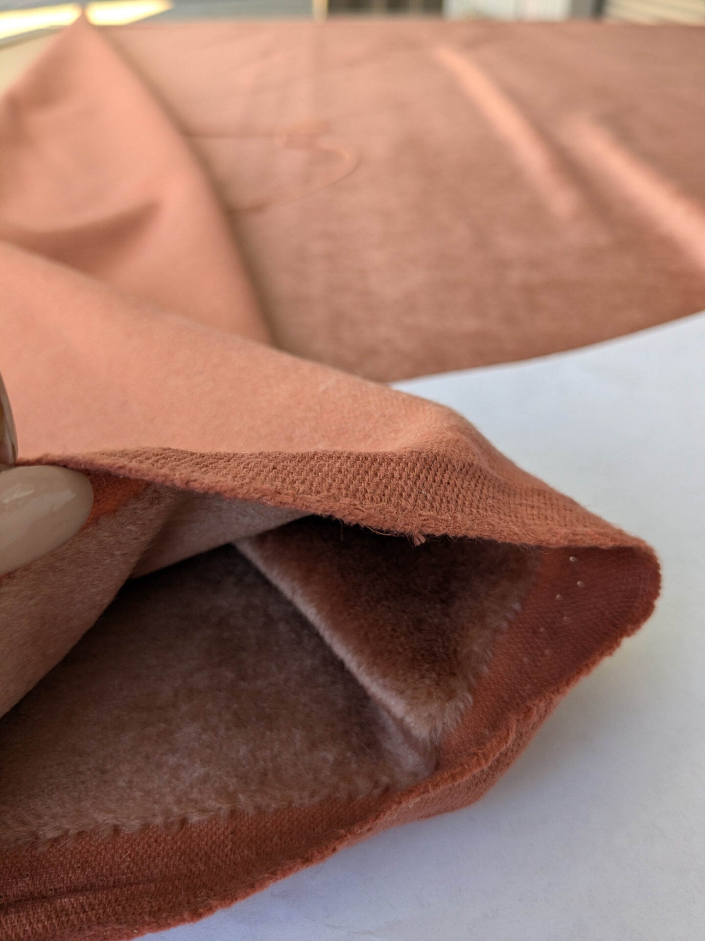 Hedy Silk and Mohair Ultimate Lux Velvet Hollywood Regency in Antique Rose Pink MSRP USD $1000 + USD