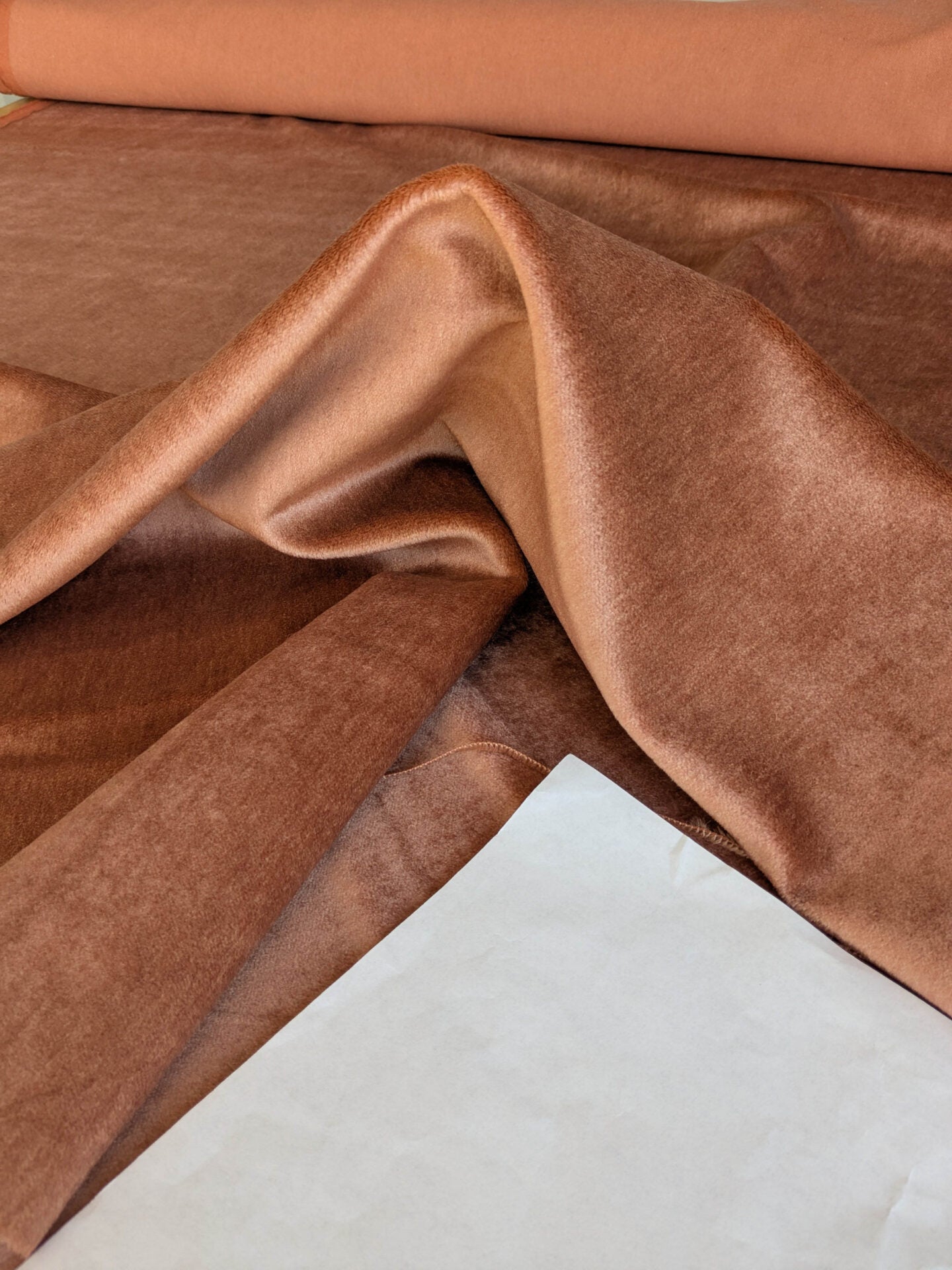 Hedy Silk and Mohair Ultimate Lux Velvet Hollywood Regency in Antique Rose Pink MSRP USD $1000 + USD