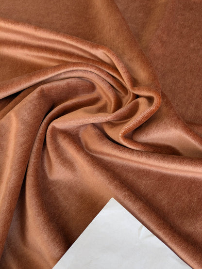 Hedy Silk and Mohair Ultimate Lux Velvet Hollywood Regency in Antique Rose Pink MSRP USD $1000 + USD